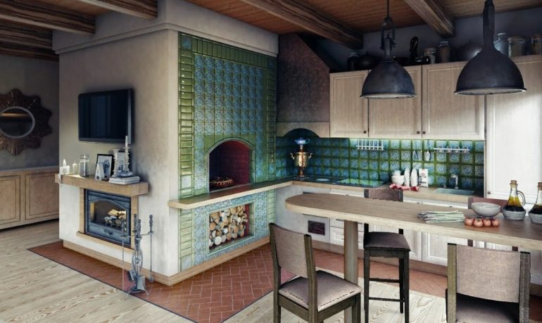 Теплый центр дома: как вписать печь в современный интерьер